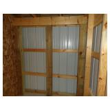 Metal Display Shed - 3 Sides