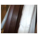 Vinyl Garage Door Seal - White and Brown - Slot 13