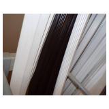 Vinyl Garage Door Seal - White and Brown - Slot 13