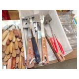 Kitchen Lot - Plates, Plastic Forks, Knives and More