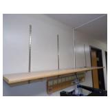 Wall Desk with Filing Cabinets and Shelving