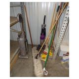 Cleaning Lot - 2 Vacuums, Mops