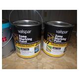 4 Cans Paint - 2 Handicap Blue, 2 Yellow Zone Parking Paint