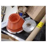 Red Table with Everything on It