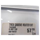 Trex Groove Router Bit F-5507-RBTX