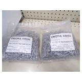 10 x 1 1/2" Silver Galv Screws - 2 Bags