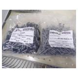 10 x 1 1/2" Black and Charcoal Screws - 1 Bags Each