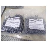 10 x 1 1/2" Black and Charcoal Screws - 1 Bags Each