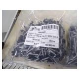 10 x 1 1/2" Black and Charcoal Screws - 1 Bags Each