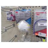 Safety Glasses, Batteries, Mask, Earplugs, Brackets