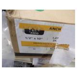 Mako Fin Caps, Anchor Bolts, Wedge Anchor