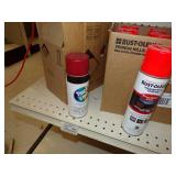 Spray Paint Cans, Box with Ridge-cap Foam