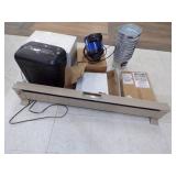 Paper Shredder, Microwave, Electric Heater