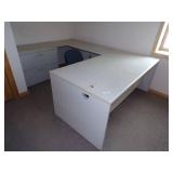 Brown Office- Desk, Chair