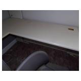 Gray Office - Desk, Chair and Shelving