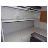 Gray Office - Desk, Chair and Shelving