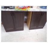 2 Cabinets and Countertop