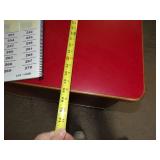 Red Office - Desk, File Cabinets