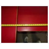 Red Office - Desk, File Cabinets