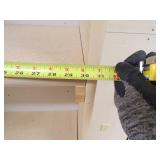 56 Feet of Wood Wall Shelves