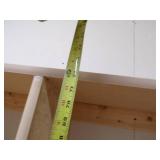 56 Feet of Wood Wall Shelves