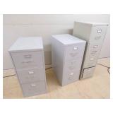 3 File Cabinets