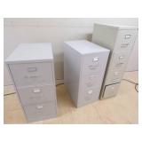3 File Cabinets