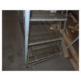 Gray Rolling Ladder Steel