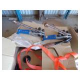 Banding Machine with Box of Crimping Strapping and Wire Buckles  and Tools