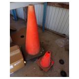 Five Traffic Cones