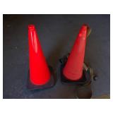 Four Traffic Cones