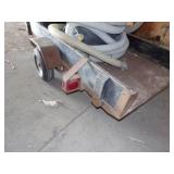 Insulation Blowers with Hose and Trailer