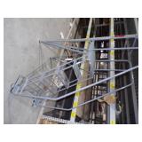 Gray Rolling Ladder Steel
