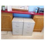 Office - Desk, Chair, 2 File Cabinet, 2 Cabinets with Countertop