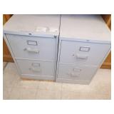 Office - Desk, Chair, 2 File Cabinet, 2 Cabinets with Countertop