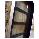36" Brown Glass Door with Jam