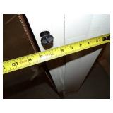 36" Brown Glass Door with Jam