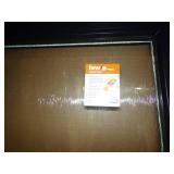 36" Brown Glass Door with Jam