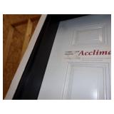 White Exterior Door with Brown Jam 36"