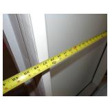 White Exterior Door with Jam 36"