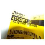 White Exterior Door with Jam 36"