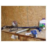 Grease Gun, grease, Hammers, Tape Dispenser  and more