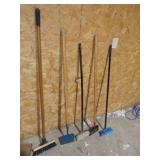 Wash Brooms and 2 Scrapers