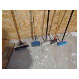 Wash Brooms and 2 Scrapers