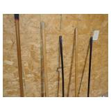 Wash Brooms and 2 Scrapers