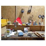 Contents on workbench and wall see pics