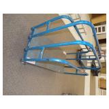 Blue Steel Sheet Goods Cart