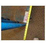 Blue Steel Sheet Goods Cart