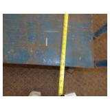 Blue Steel Sheet Goods Cart