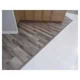 EJ Welsh  loose lay vinyl flooring on Saleroom Floor